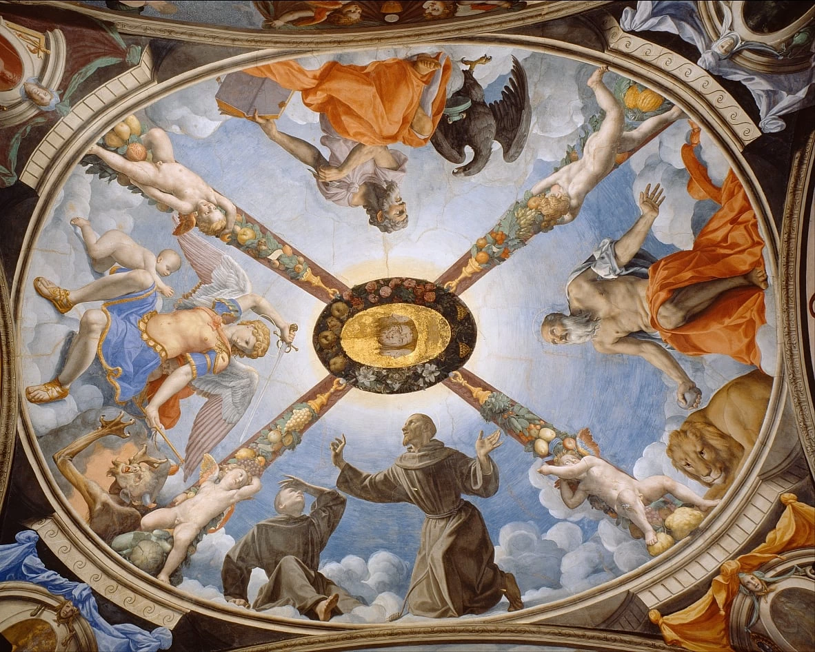  207-Agnolo Bronzino-Soffitto della cappella di Eleonora di Toledo 